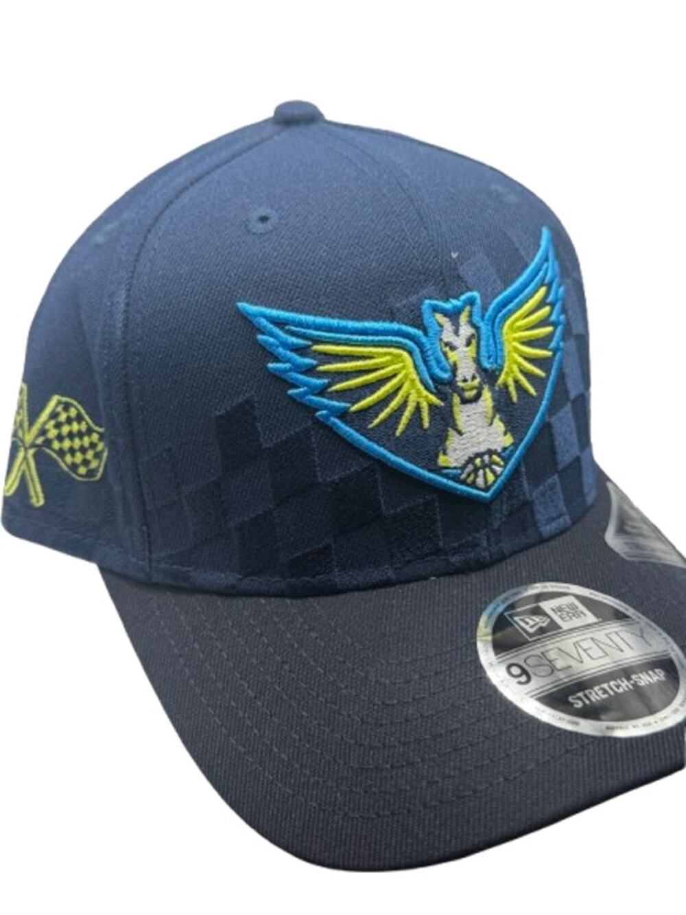 Dallas Wings WNBA New Era 9SEVENTY Stretch-Snap Hat Navy One Size NWT